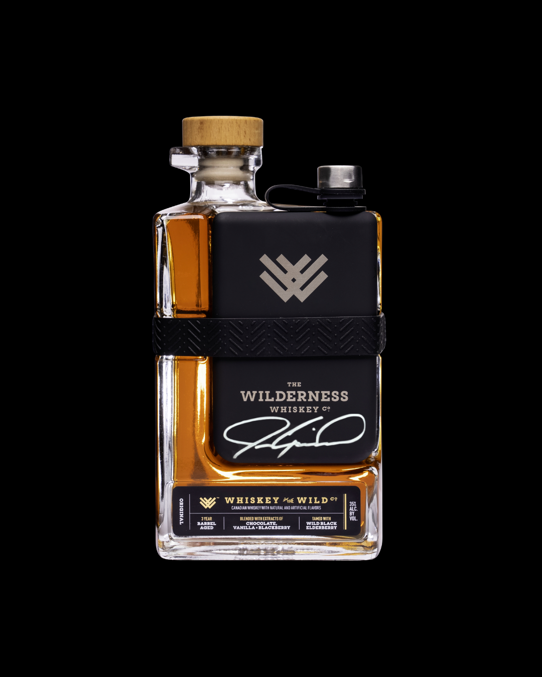 Limited Edition Whiskey With Flask Gift Bundle - Signed By Jeremy Roenick